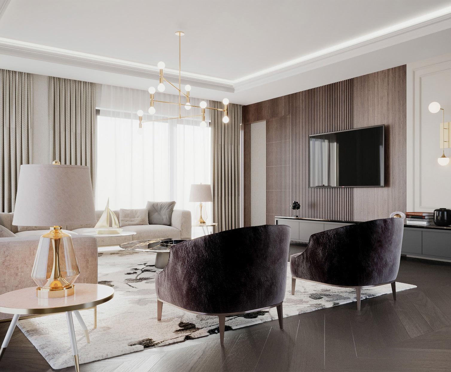 Villa Kirsehir Residential Interior Design and application